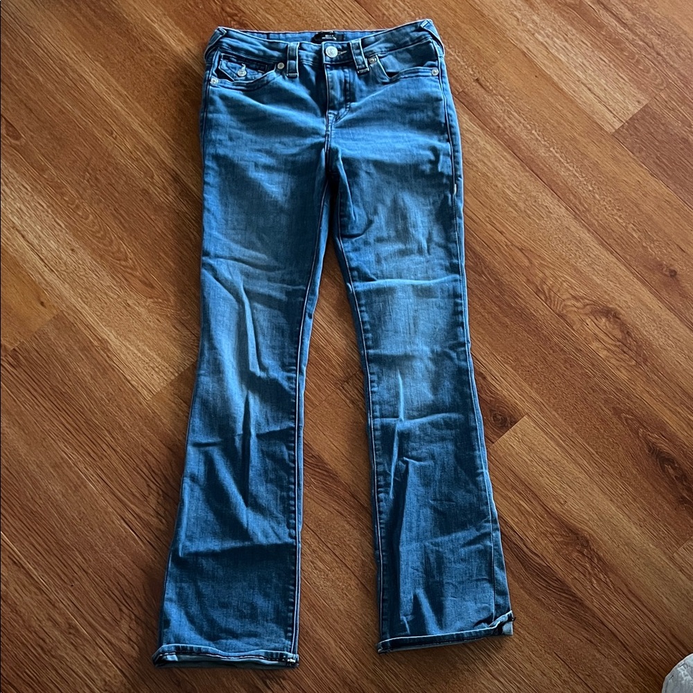 True Religion Classic Blue Straight Leg Jeans - Picture 7 of 7